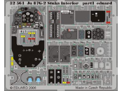 Ju 87G-2 Stuka interior 1/32 - Hasegawa - image 1