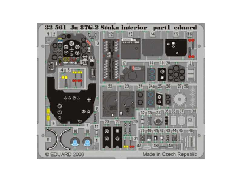 Ju 87G-2 Stuka interior 1/32 - Hasegawa - image 1