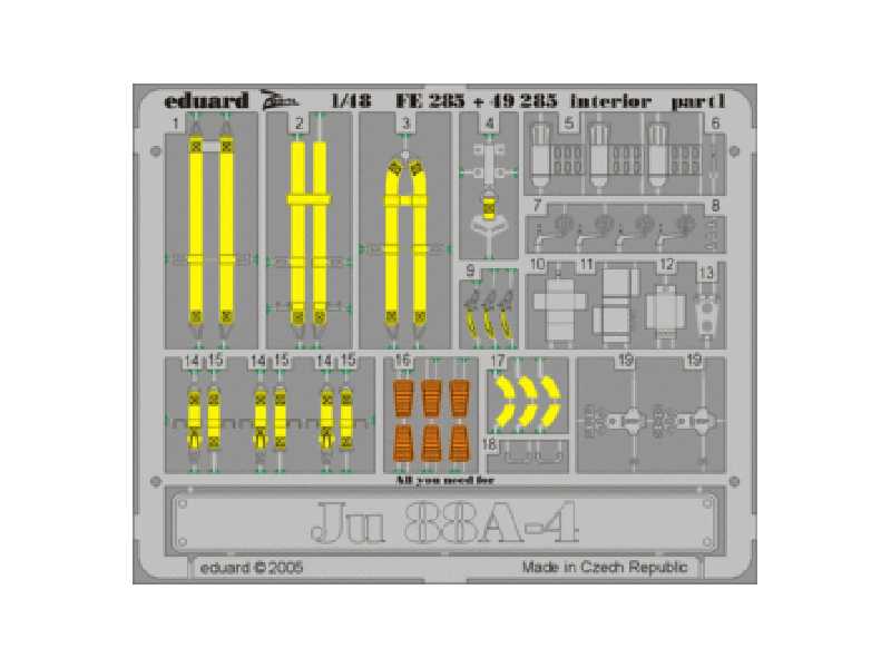 Ju 88A-4 interior 1/48 - Dragon - image 1