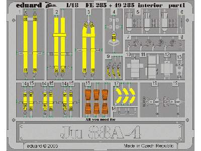 Ju 88A-4 interior 1/48 - Dragon - image 2