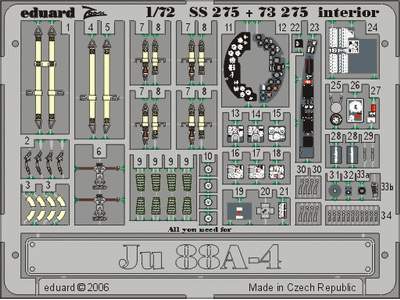 Ju 88A-4 interior 1/72 - Hasegawa - image 2