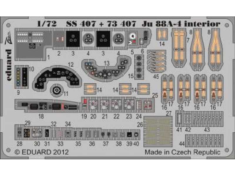 Ju 88A-4 interior S. A. 1/72 - Revell - image 1