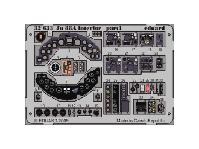 Ju 88A interior S. A. 1/32 - Revell - image 1