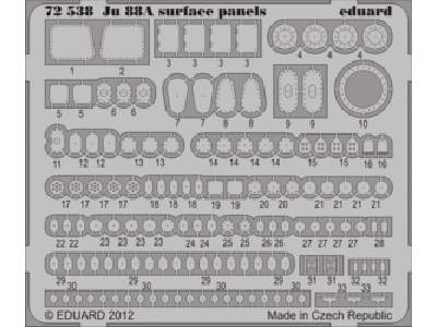 Ju 88A surface panels S. A. 1/72 - Revell - image 1