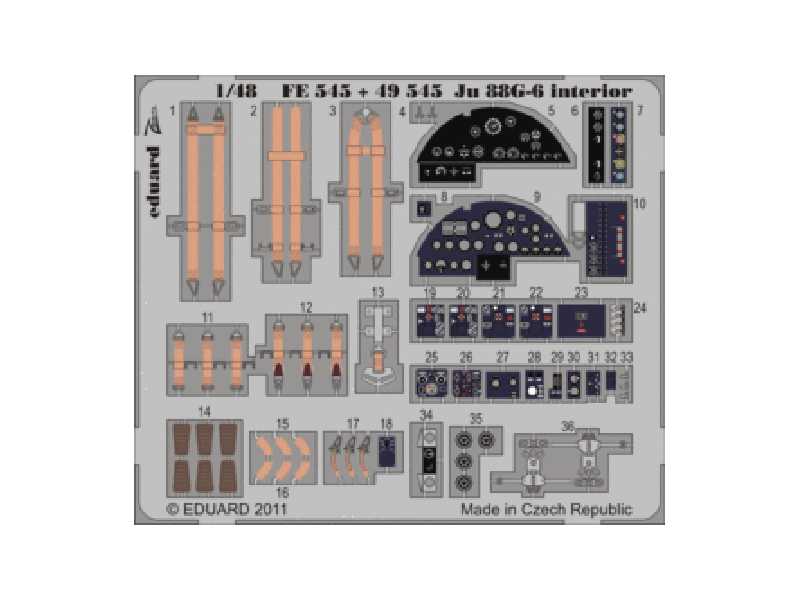 Ju 88G-6 interior S. A. 1/48 - Dragon - image 1