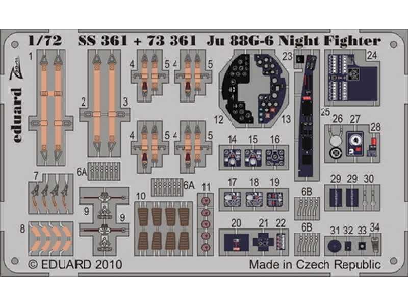 Ju 88G-6 Night Fighter S. A. 1/72 - Hasegawa - image 1