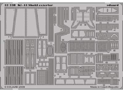 Ki-44 Shoki exterior 1/32 - Hasegawa - image 1