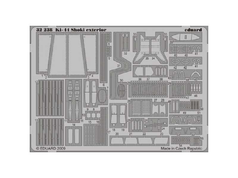 Ki-44 Shoki exterior 1/32 - Hasegawa - image 1