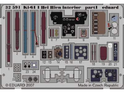 Ki-61 I Hei Hien interior S. A. 1/32 - Hasegawa - image 1