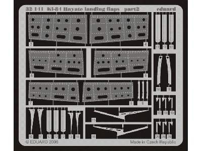 Ki-84 Hayate landing flaps 1/32 - Hasegawa - image 3