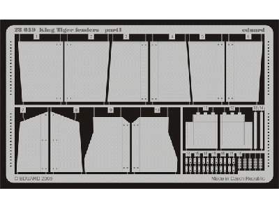 King Tiger fenders 1/48 - Tamiya - image 2