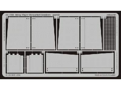 King Tiger Henschel fenders 1/35 - Dragon - image 3