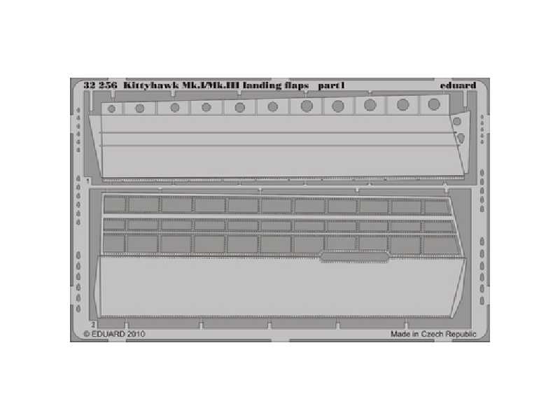 Kittyhawk Mk. I/Mk. III landing flaps 1/32 - Hasegawa - image 1