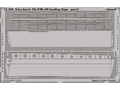 Kittyhawk Mk. I/Mk. III landing flaps 1/32 - Hasegawa - image 3