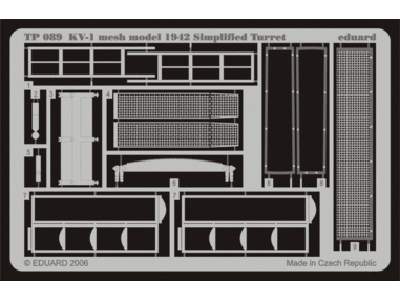 KV-1 mesh Simplified turret 1/35 - Trumpeter - image 1