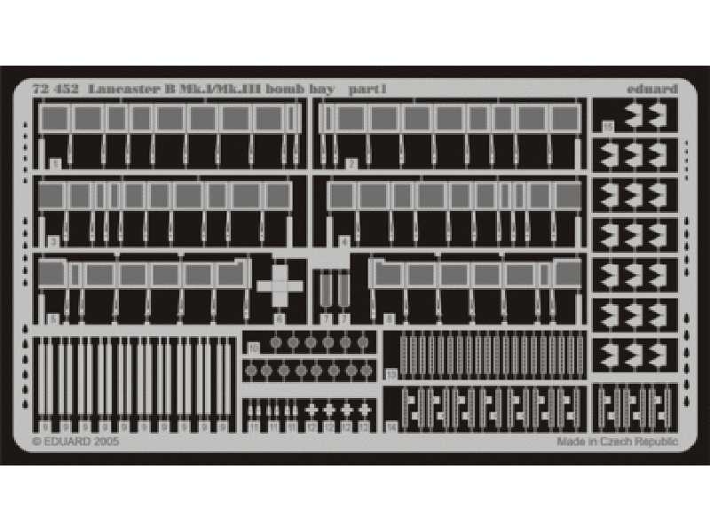 Lancaster B Mk. I/Mk. III bomb bay 1/72 - Hasegawa - image 1