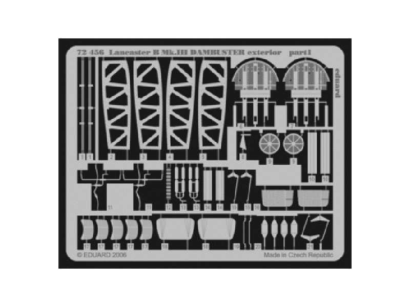 Lancaster B Mk. III Dambuster exterior 1/72 - Hasegawa - image 1