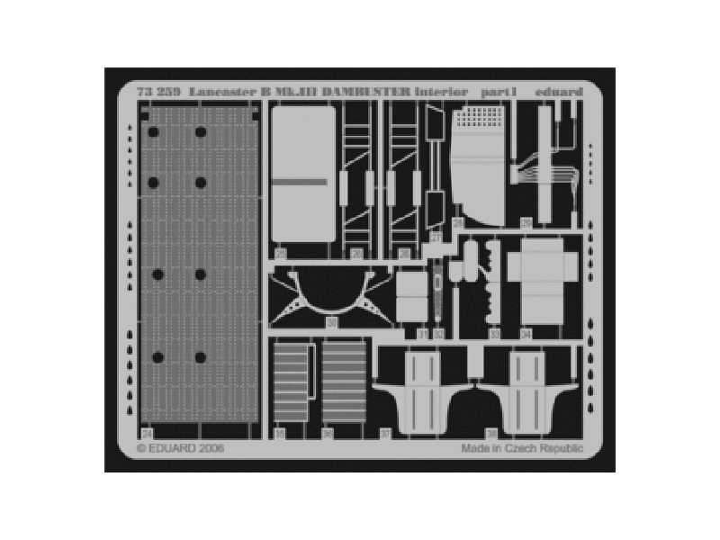 Lancaster B Mk. III Dambuster interior 1/72 - Hasegawa - image 1