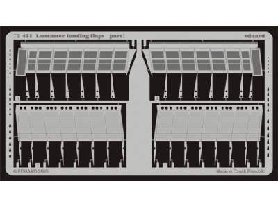 Lancaster landing flaps 1/72 - Hasegawa - image 1