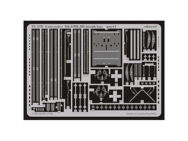 Lancaster Mk. I/Mk. III bomb bay 1/72 - Revell - image 1