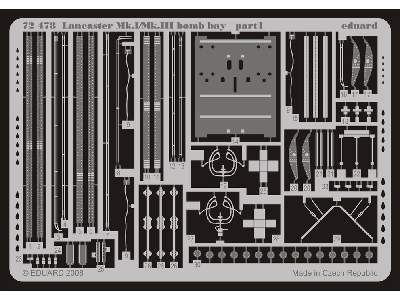 Lancaster Mk. I/Mk. III bomb bay 1/72 - Revell - image 2