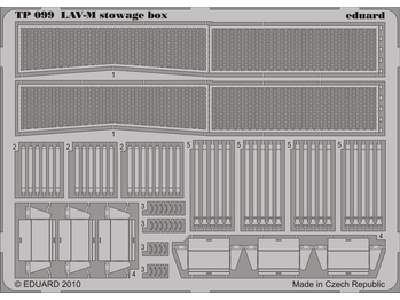 LAV-M stowage box 1/35 - Trumpeter - image 1