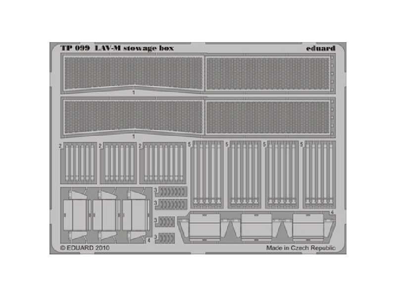 LAV-M stowage box 1/35 - Trumpeter - image 1