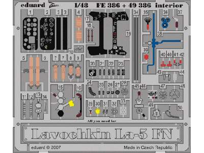 Lavochkin La-5FN S. A. 1/48 - Zvezda - image 2