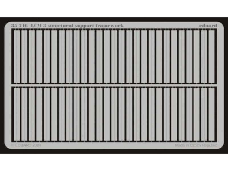 LCM-3 structural support framework 1/35 - Italeri - image 1