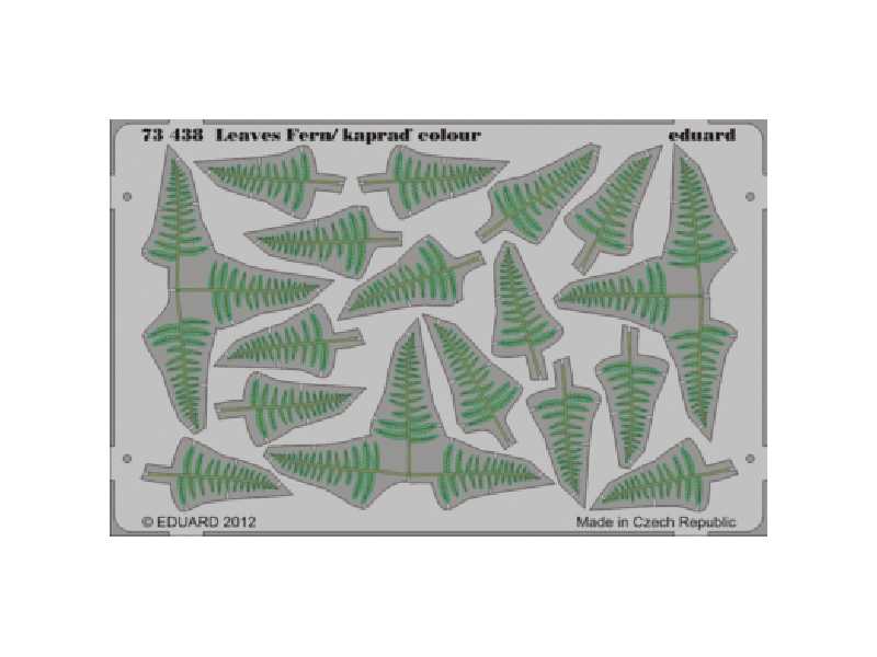 Leaves Fern colour 1/72 - image 1