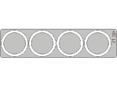  leFHK18 wheel mask 1/35 - Afv Club - masks - image 1