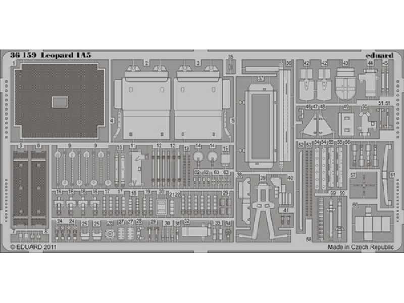 Leopard 1A5 1/35 - Italeri - image 1