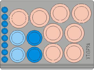  Leopard 2A5 wheel mask 1/35 - Tamiya - masks - image 2