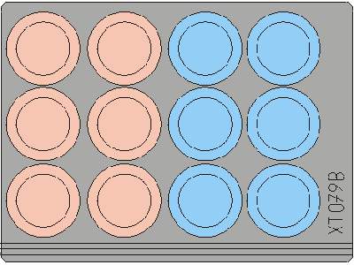  Leopard 2A5 wheel mask 1/35 - Tamiya - masks - image 3