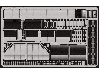 Leopard 2A6M armour slat 1/35 - Tamiya - image 2