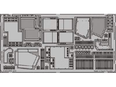 Leopard 2A6M CDN boxes 1/35 - Hobby Boss - image 1