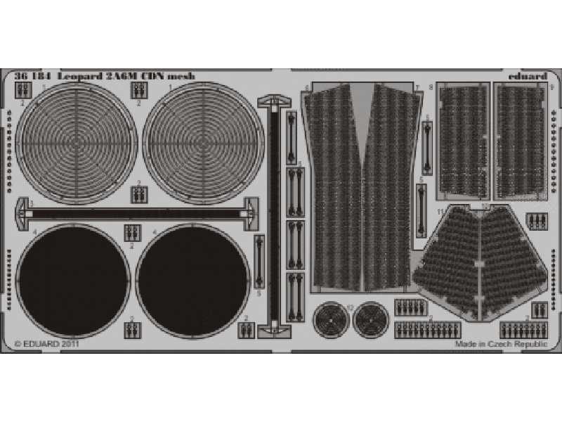 Leopard 2A6M CDN mesh 1/35 - Hobby Boss - image 1