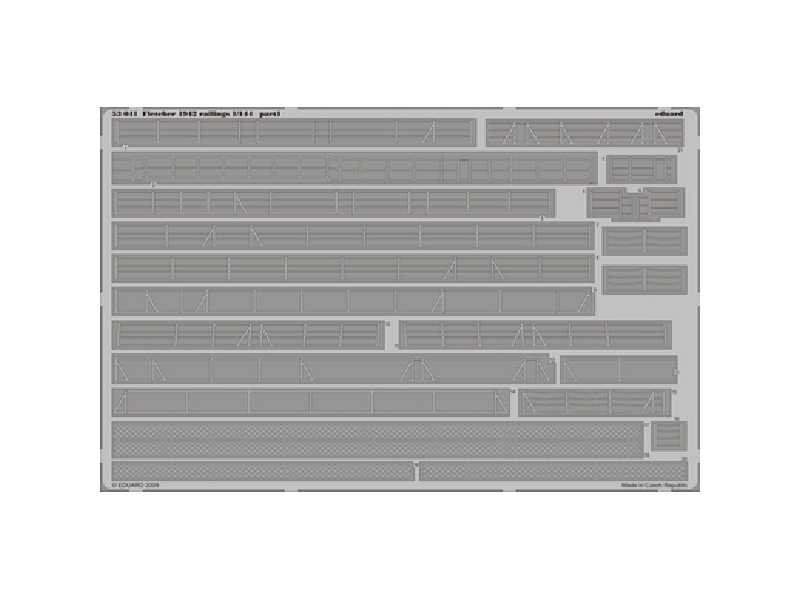 Fletcher 1942 railings 1/144 - Revell - image 1