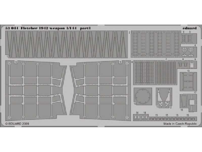 Fletcher 1942 weapons 1/144 - Revell - image 1