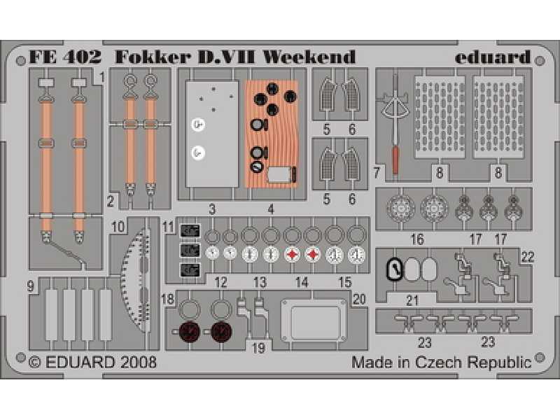 Fokker D. VII Weekend 1/48 - Eduard - - image 1