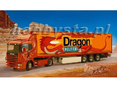 Truck Scania 144L with Dragon Trailer - image 1