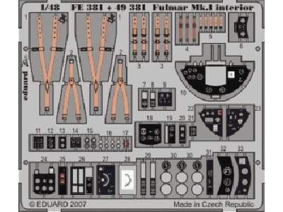 Fulmar Mk. I interior S. A. 1/48 - CMK / MPM - - image 1