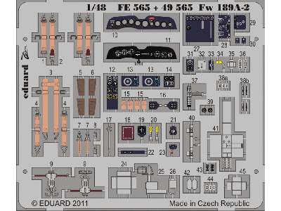 Fw 189A-2 interior S. A. 1/48 - Great Wall Hobby - image 2