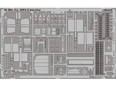 Fw 189A-2 interior S. A. 1/48 - Great Wall Hobby - image 3
