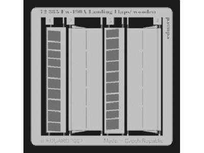 Fw 190 wooden landing flaps 1/72 - Tamiya - image 1