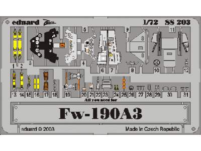 Fw 190A-3 1/72 - Tamiya - image 1