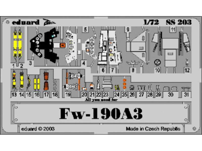 Fw 190A-3 1/72 - Tamiya - image 1