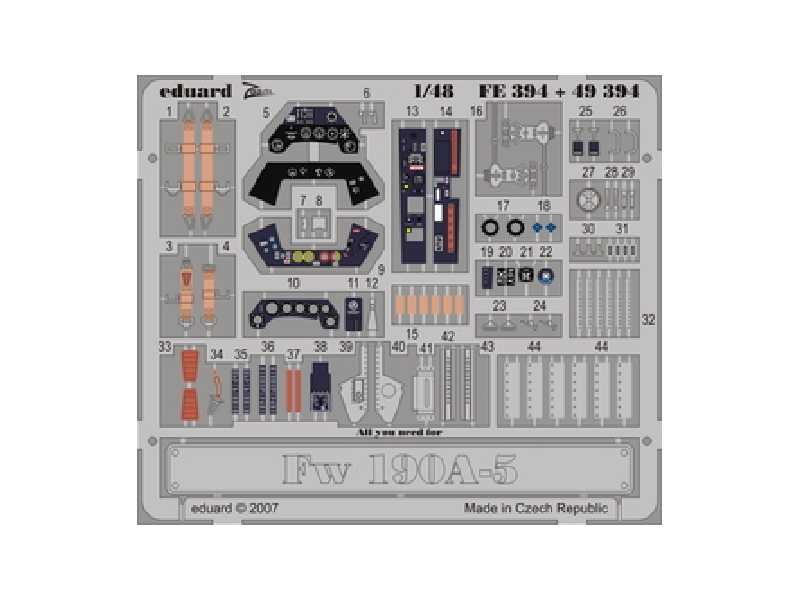 Fw 190A-5 1/48 - Hasegawa - - image 1