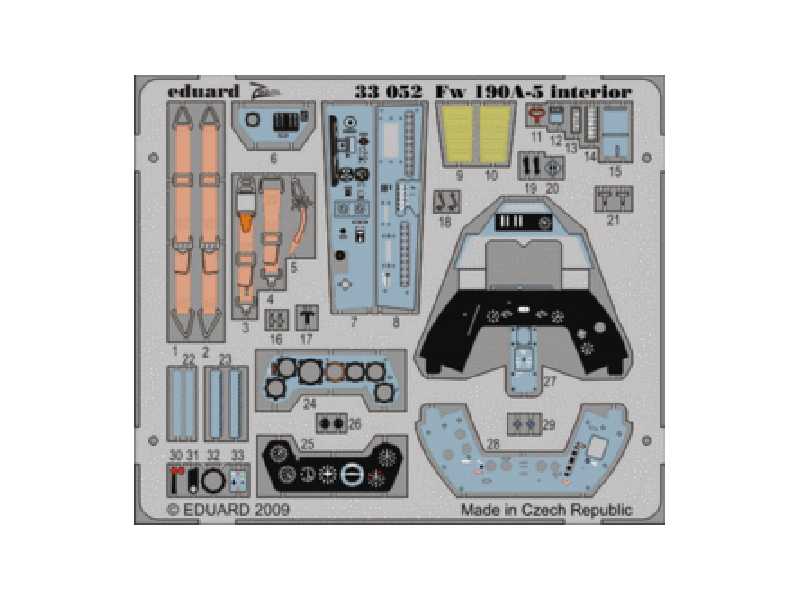 Fw 190A-5 interior S. A. 1/32 - Hasegawa - image 1