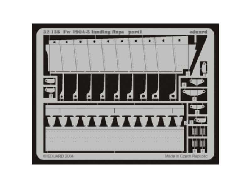 Fw 190A-5 landing flaps (new tool) 1/32 - Hasegawa - image 1